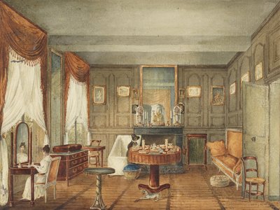 View of a Morning Room Interior by Unbekannt Unbekannt